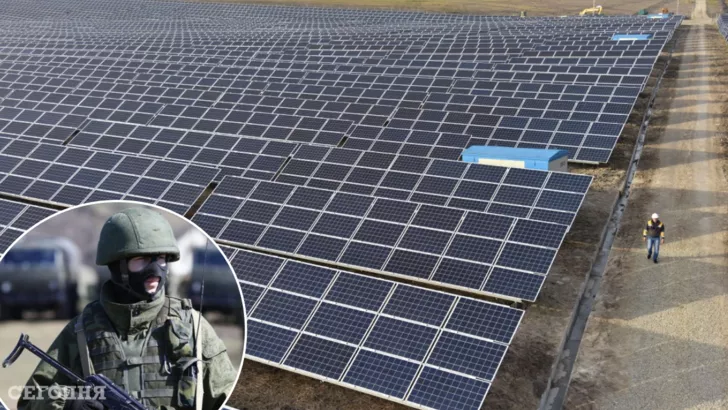 Оккупанты украли крупнейшую солнечную электростанцию Украины