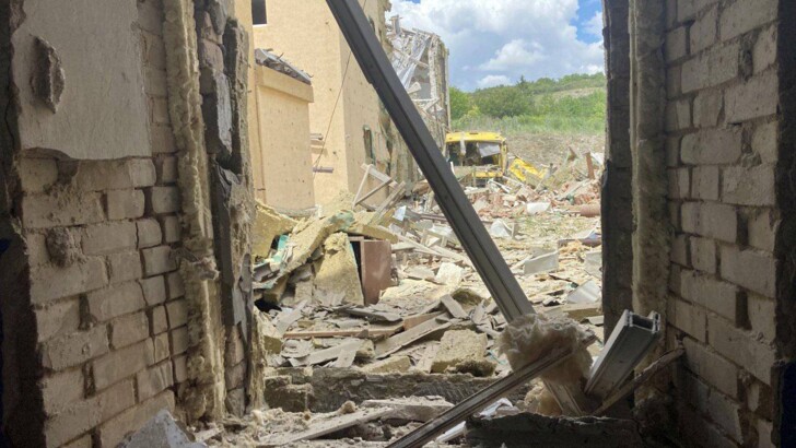 Донецька область під обстрілами. Фото: Нацполіція