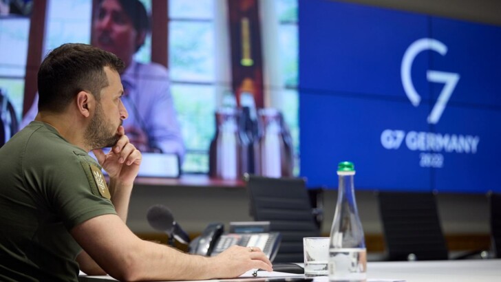 Владимир Зеленский принял участие в саммите G7. Фото: Офис президента
