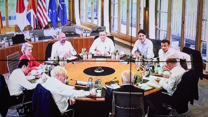 Владимир Зеленский принял участие в саммите G7. Фото: Офис президента