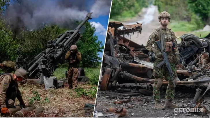Украинские защитники уничтожают россиян. Фото: коллаж "Сегодня"