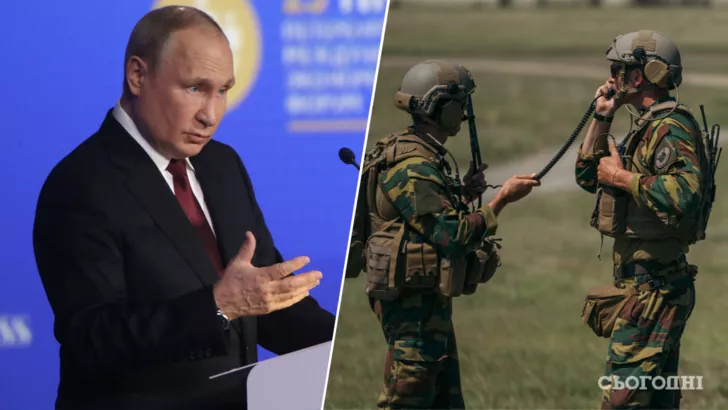 Путин боится НАТО/Фото: Contributor/Getty Images, Andrei Pungovschi/Bloomberg via Getty Images. Коллаж: "Сегодня"