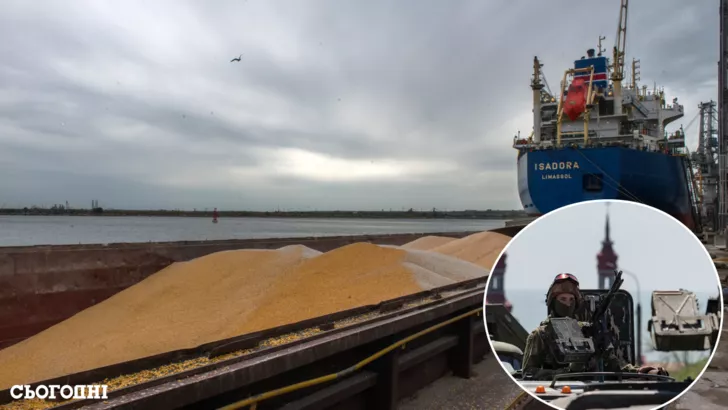 Росія вивозить зерно з окупованого Бердянська