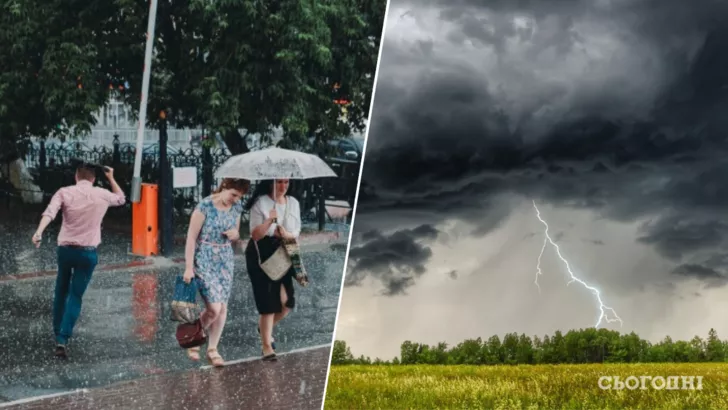 В Україну йде погана погода. Фото: колаж "Сьогодні"