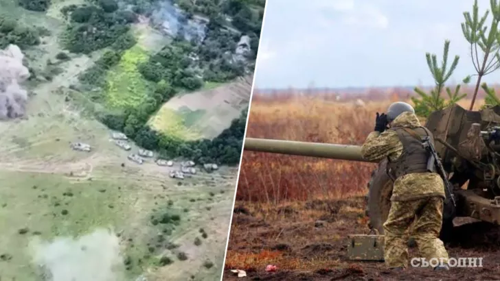 Украинские воины превратили в пепел полтора десятка танков рф и БМП в Луганской области. Коллаж "Сегодня"