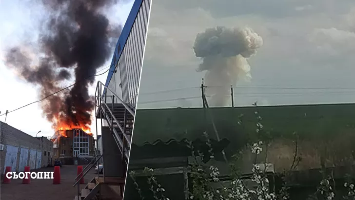На Донбасі горять склади з боєприпасами