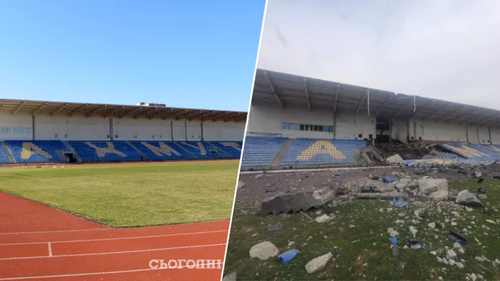 Стадион в Бахмуте подвергся обстрелу российских войск