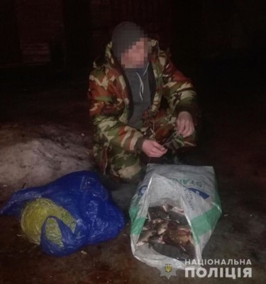 В Запорожской области задержали двоих браконьеров | Фото: Нацполиция