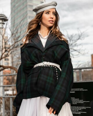 Надя Дорофеева на Недели моды в Нью-Йорке Фото: www.instagram.com/nadyadorofeeva/