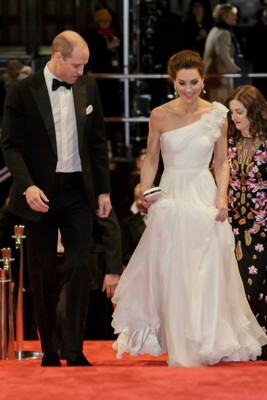 Принц Уильям и Кейт Миддлтон на BAFTA 2019 | Фото: AFP