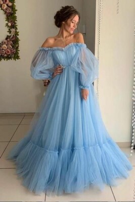 Воздушное голубое платье для принцессы | Фото: Pinterest