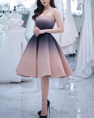 Короткое платье-амбре | Фото: Pinterest