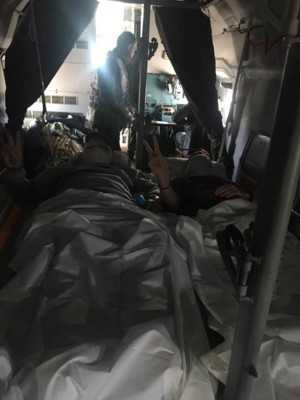 Эвакуация раненых саперов | Фото: Facebook