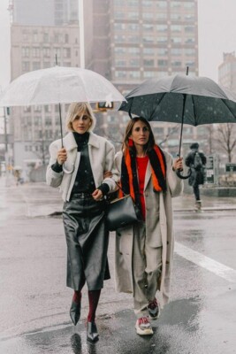 Как выглядеть стильными в дождливую погоду: идеи с фото | Фото: Pinterest