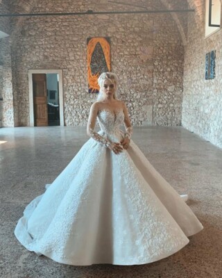 Свадебные наряды Алины Гросу | Фото: instagram.com/alina_grosu