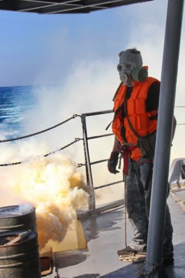 Учения фрегата "Гетман Сагайдачный" в Черном море. Фото: Генеральный штаб ВСУ / Facebook