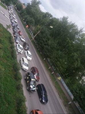 Эвакуация из Ачинска. Фото: соцсети