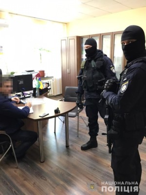 В Киеве и Житомире прошли обыски | Фото: Нацполиция