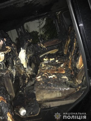 В Костополе сожгли автомобиль местного депутата | Фото: Нацполиция