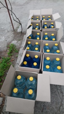 Бердянские пограничники обнаружили почти тонну контрафактного алкоголя | Фото: ГПСУ