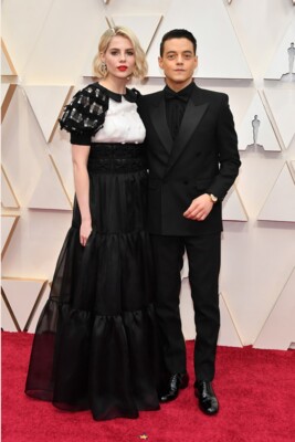 Рами Малек и Люси Бойнтон на красной дорожке "Оскара-2020" | Фото: Getty Images
