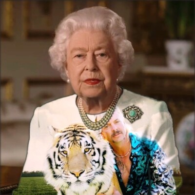 Елизавета II стала мемом после обращения к народу | Фото: Twitter / NerdPyle