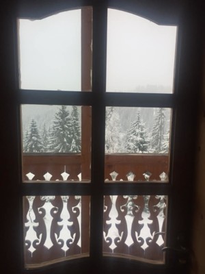 На Закарпатье выпал обильный снег | Фото: Facebook