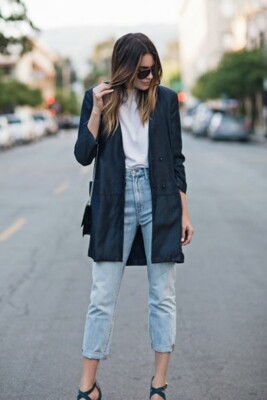 З чим носити джинси мом | Фото: Pinterest