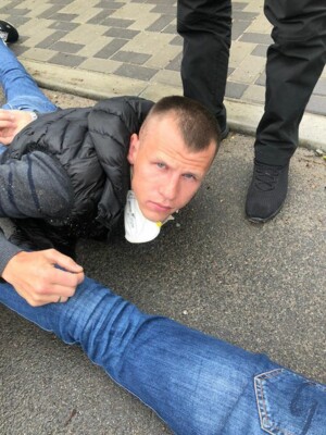 Задержанные участники стрельбы в Броварах. Фото: facebook.com/anton.gerashchenko