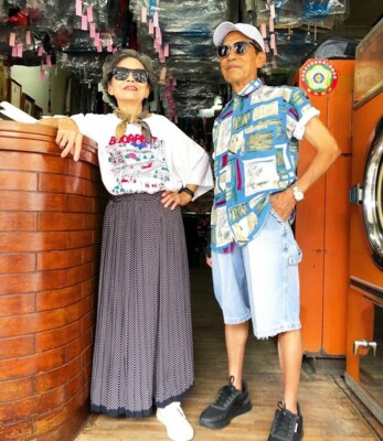 83-летний Ванджи и его 84-летняя супруга Шо-Эр | Фото: instagram.com/wantshowasyoung
