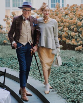 Гюнтер Крабенхефт и Бритт Канья – самая стильная пожилая парочка Германии | Фото: instagram.com/g.krabbenhoft