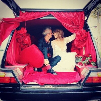 Собчак і Богомолов замовили катафалк на весілля. Фото: Mash, xenia_sobchak