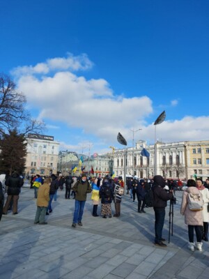 В Харькове начинается Марш единства. Фото: Анна Бровко, "Сегодня"