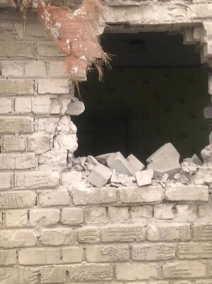 У Станиці Луганській обстріляли садок, де були діти. Фото: Telegram-канал Анатолія Штірліца