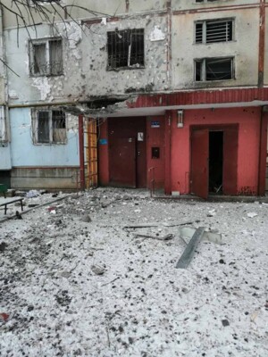 Снаряд Российской Федерации попал в жилой дом в Харькове.