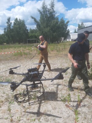 Испытание дронов-саперов. Фото Игоря Серова, "Сегодня"