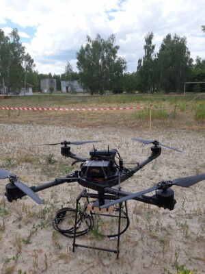 Испытание дронов-саперов. Фото Игоря Серова, "Сегодня"