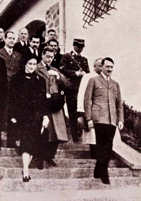 Едуарда VIII, Уолліс Сімпсон разом з Гітлером