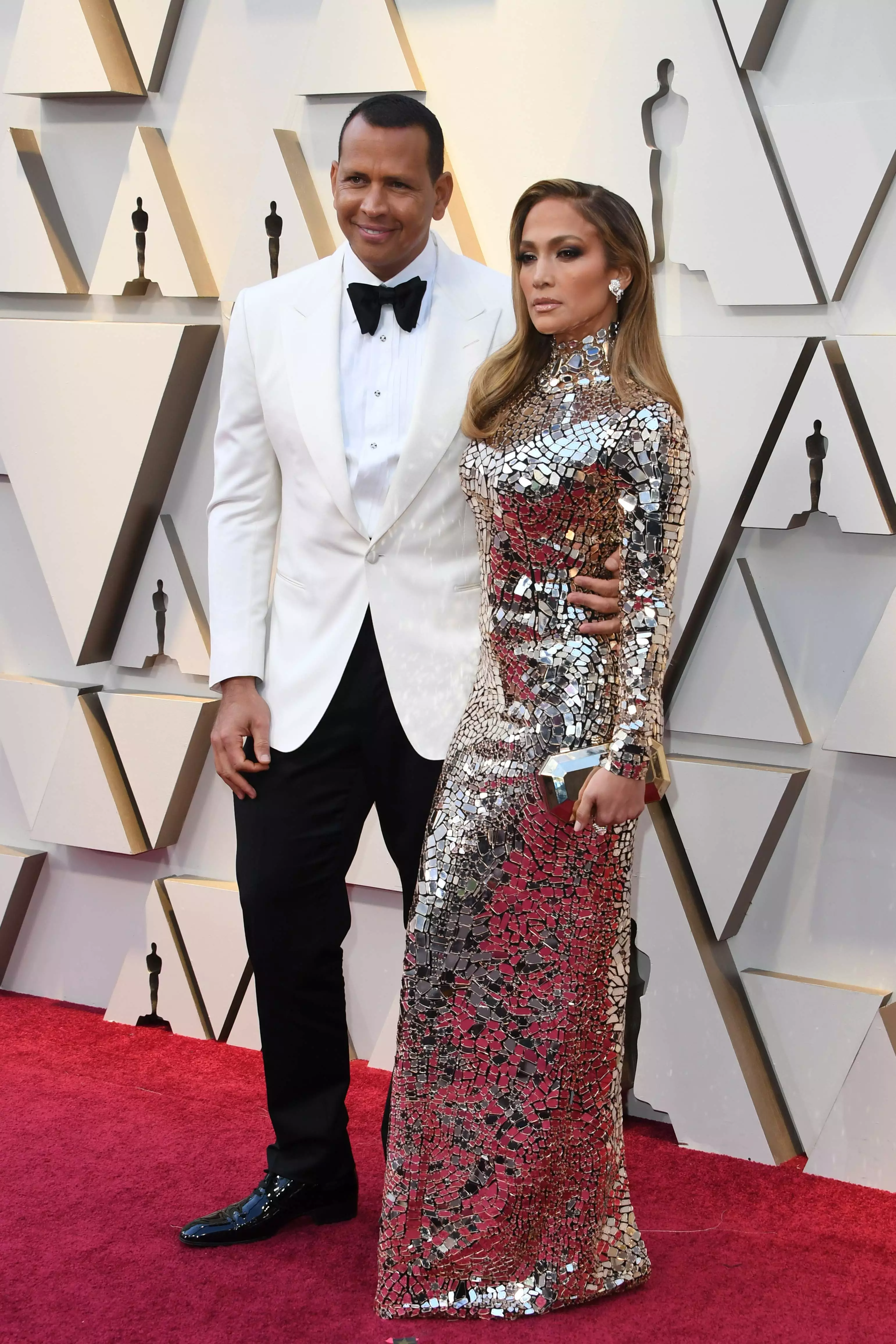 Дженнифер Лопес и Алекс Родригес на "Оскаре 2019"