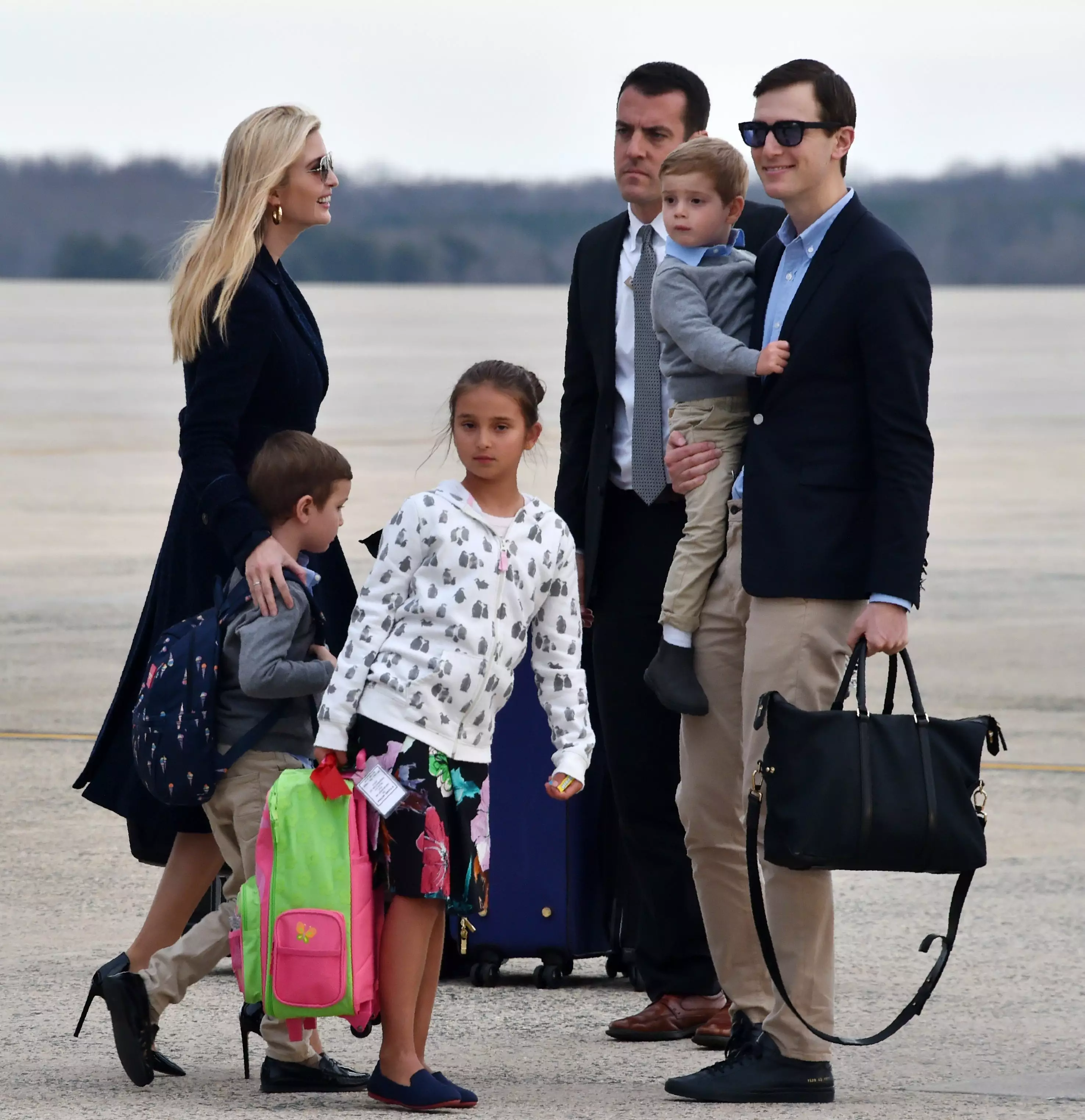 Иванка Трамп со своими детьми