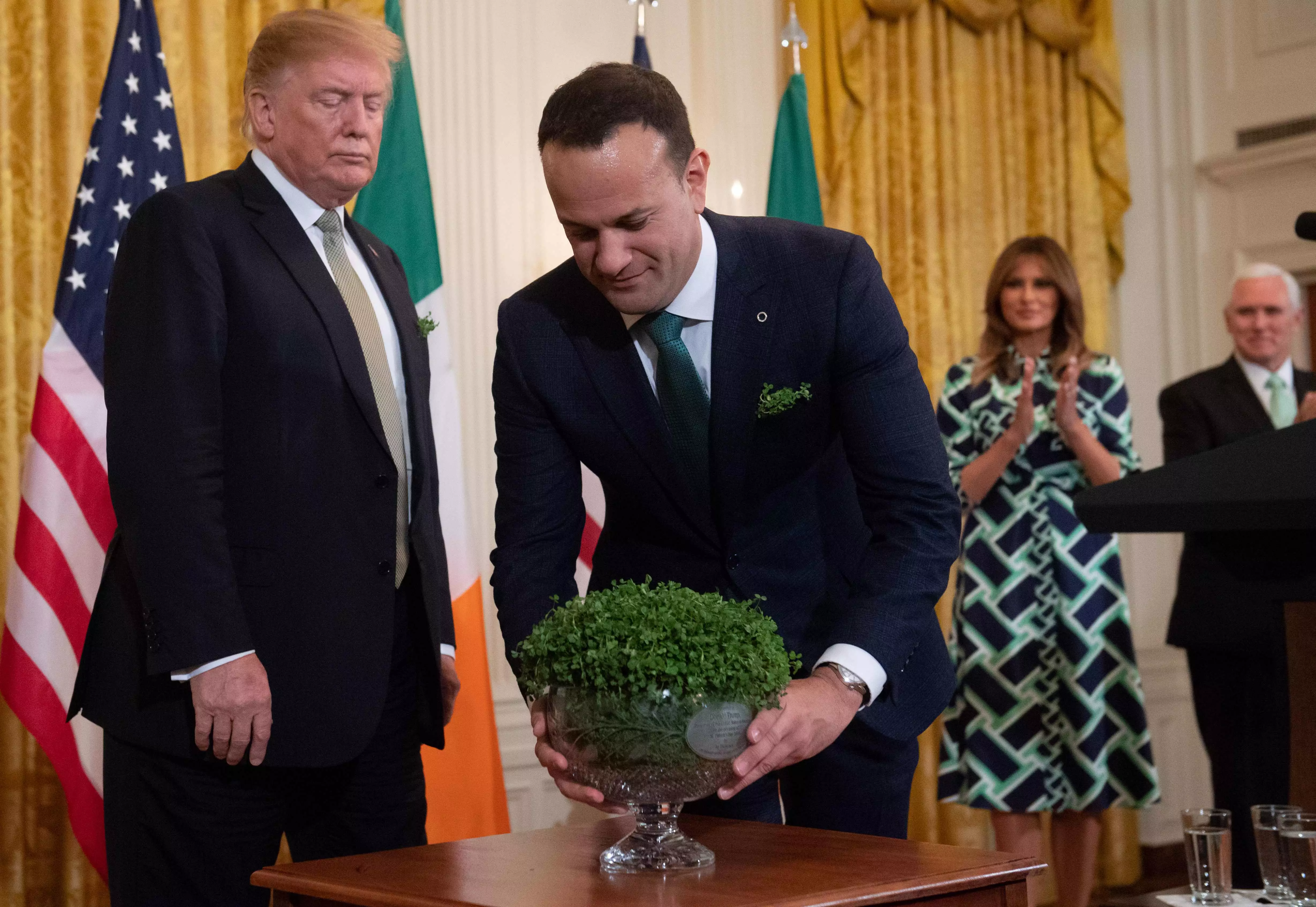 Мелания Трамп на встрече с премьер-министром Ирландии