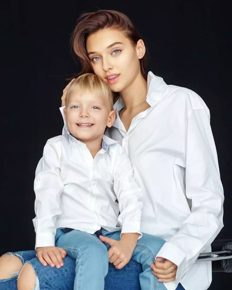 Вероника Дидусенко с сыном