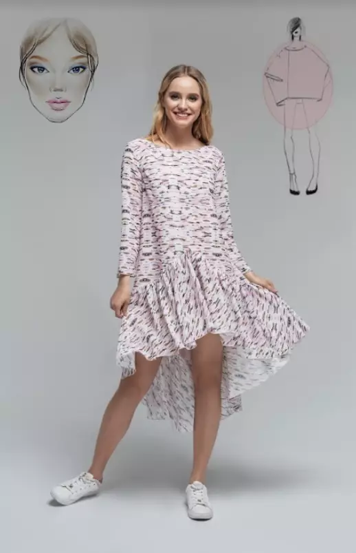 Идеальный вариант платья для модниц с фигурой "яблоко"