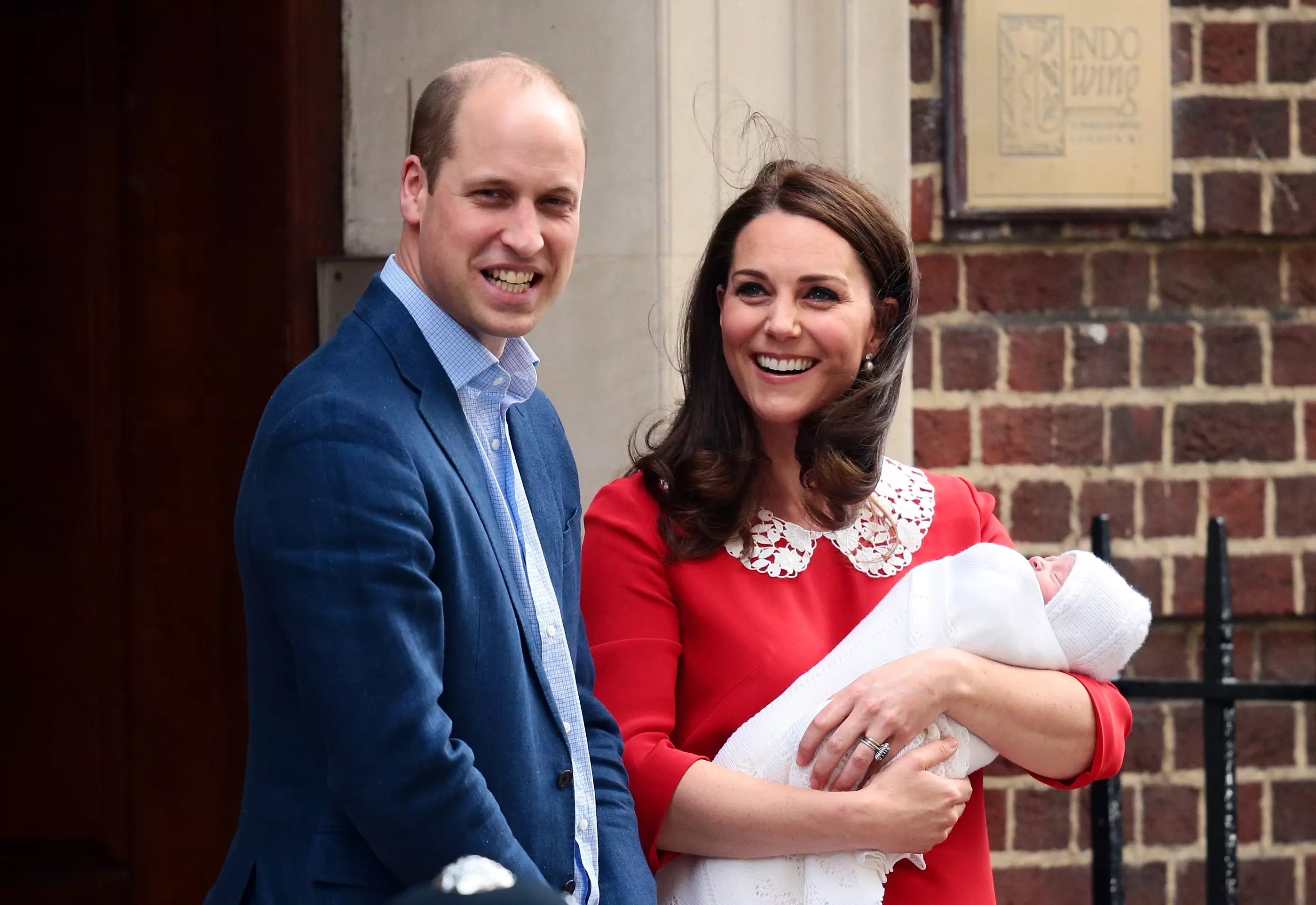 Принц Уильям и Кейт Миддлтон после рождения третьего ребенка