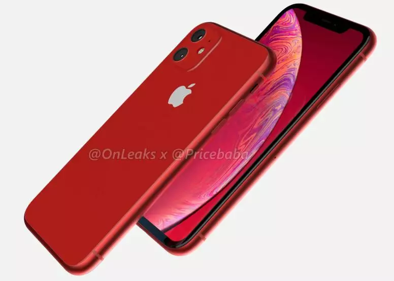 Бюджетный iPhone 11R (iPhone ХI R) в красном цвете