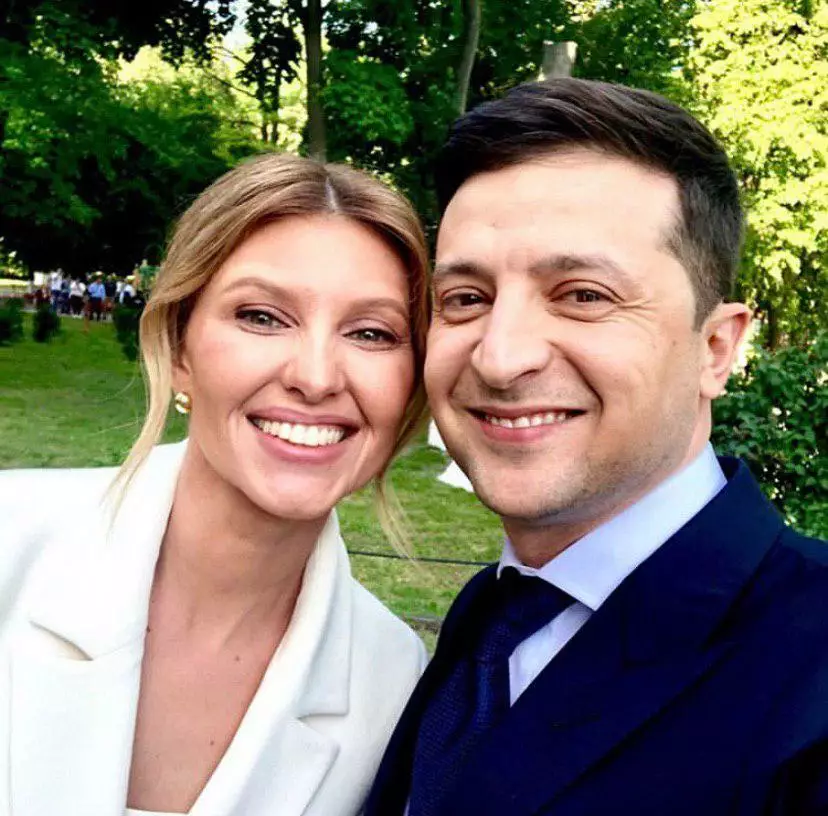 Президент України Володимир Зеленський і його дружина Олена