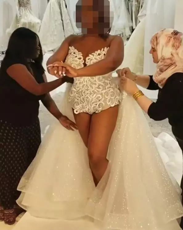 В США невеста выбрала необычное свадебное платье