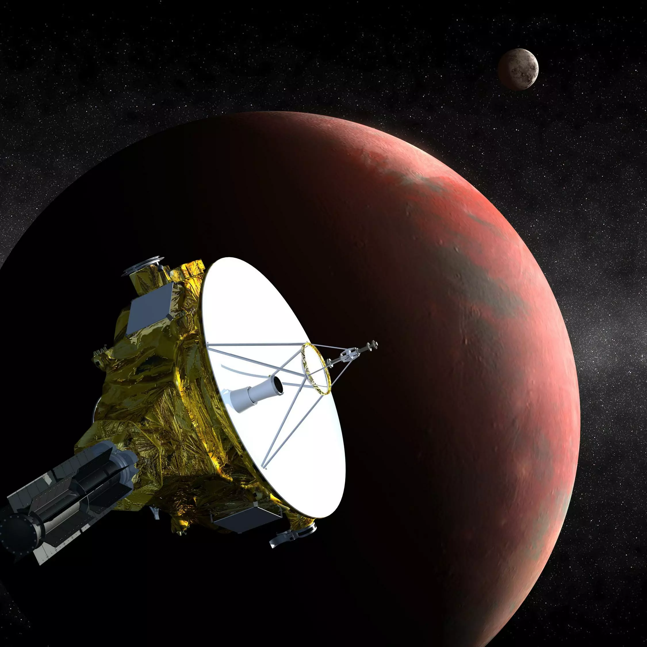 Аппарат New Horizons, отправленный на изучение Плутона и объектов пояса Койпера