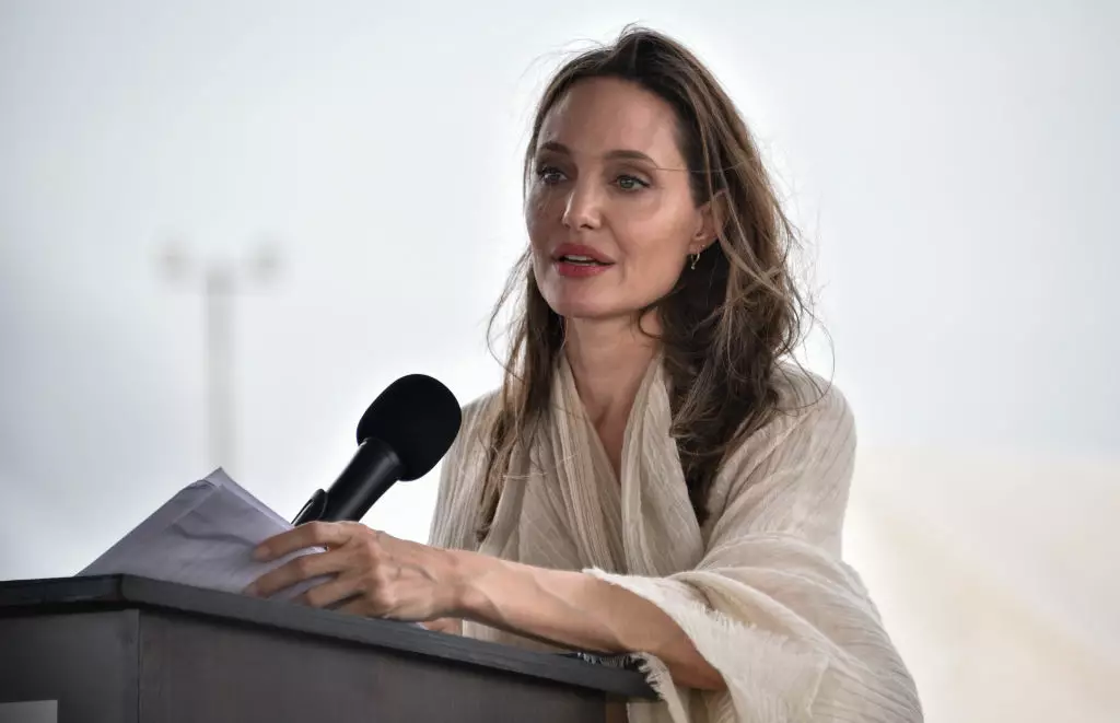 Анджелина Джоли на пресс-конференции