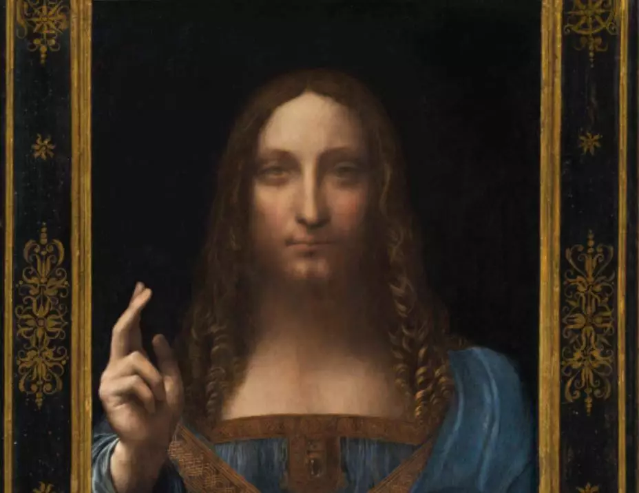 Картина "Спаситель мира", Леонардо да Винчи